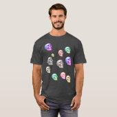 メンズ マルチスカル Tシャツ (正面フル)