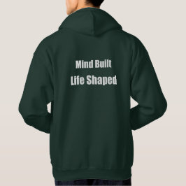 メンズ モチベーションパーカー Mind Built. Life Shaped パーカ