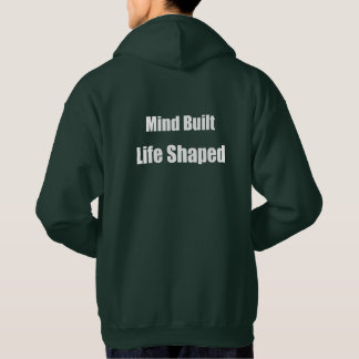 メンズ モチベーションパーカー Mind Built. Life Shaped パーカ