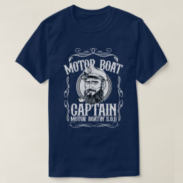メンズ モーターボート キャプテンTシャツ Tシャツ