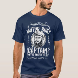 メンズ モーターボート キャプテンTシャツ Tシャツ
