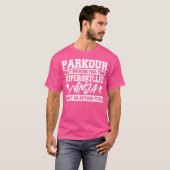 メンズ・ユース・パルクール Tシャツ (正面フル)