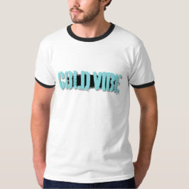 メンズ リトロ グッドバイブス リンガーTシャツ Tシャツ