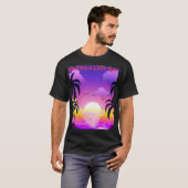 メンズ リラックス サンセット Tシャツ (正面フル)