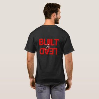 メンズ「リードするために作られた」フロント・バック・グラフィックTシャツ Tシャツ