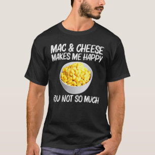 メンズ・レディース向けクールなマカロニ＆チーズ, マカロニ料理, サンクスギビング。 Tシャツ