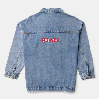 メンズ・レディース用半袖Tシャツ 青 デニムジャケット