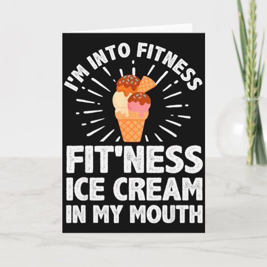 メンズ レディース アイスクリーム コスチューム クール デザート アイスクリーム カード (正面)