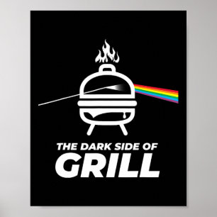 メンズ レディース キッズ ダークサイド グリル BBQ グラフィック ポスター