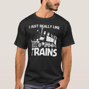 メンズ レディース クールな列車 ロコモティブ 鉄道 Tシャツ