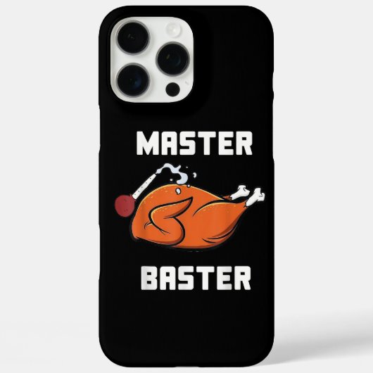 メンズ レディース マスター バスター 面白い 七面鳥 バスター 感謝 Case-Mate iPhoneケース (裏面)