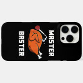 メンズ レディース マスター バスター 面白い 七面鳥 バスター 感謝 Case-Mate iPhoneケース (裏面 (横))
