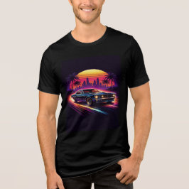 メンズ・レーシングカー・ブラック トライブレンドＴシャツ