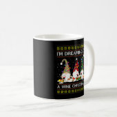 メンズ ワインのクリスマスノーム 醜い コーヒーマグカップ (正面右)