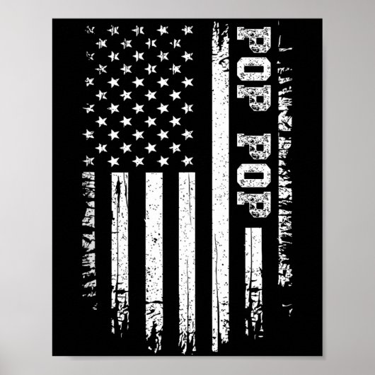 メンズ ヴィンテージ アメリカ国旗 4th of July アメリカ ポスター (正面)