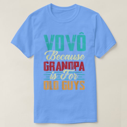 メンズ ヴィンテージ Vovo だっておじいちゃんはオジサンだからさ Tシャツ (デザイン正面)