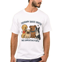 メンズ 介助犬 グラフィックTシャツ