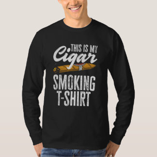 メンズ・俺の葉巻喫煙 Tシャツ