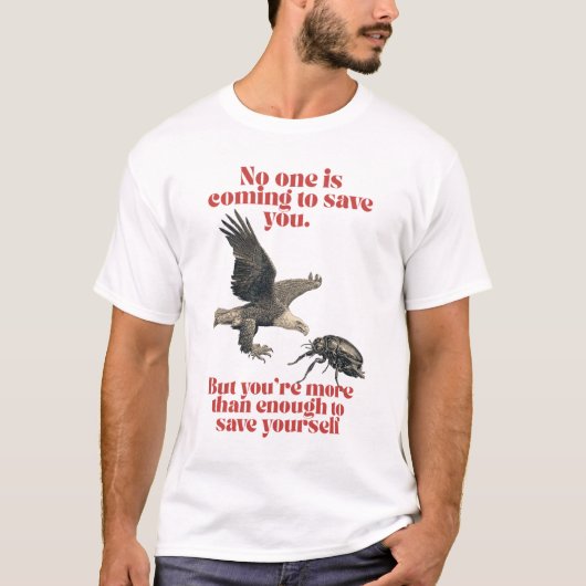 メンズ 励ましTシャツ Tシャツ (正面)