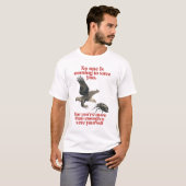 メンズ 励ましTシャツ Tシャツ (正面フル)