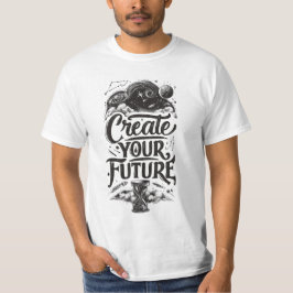 メンズ 未来創造 霊感 白 Tシャツ