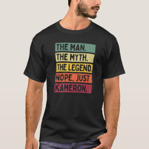 メンズ  男  神話  伝説  いいえ  カメロンだけ Tシャツ