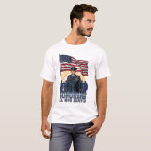 メンズ・退役軍人の日Tシャツ Tシャツ (正面フル)