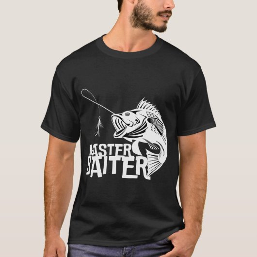 メンズ 釣り おもしろ 最高のマスター・ベイター ヴィンテージ Tシャツ (正面)