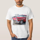 メンズ 57 CHEVY BEL AIR CAR Tシャツ (正面)