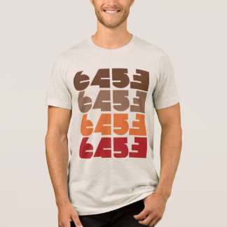 メンズ 6453 ブロックグラフィックTシャツ トライブレンドＴシャツ