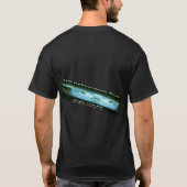 メンズ「AKをゲット」ブラックTシャツ Tシャツ (裏面)