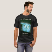 メンズ「AKをゲット」ブラックTシャツ Tシャツ (正面フル)