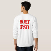 メンズ "Built to Lead" フロント・バックスウェットシャツ スウェットシャツ (裏面フル)