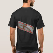 メンズ "Dark Matters" ブラックTシャツ Tシャツ (裏面)