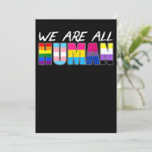 メンズ LGBT ペイント スプラッター ゲイ ベア 招待状 (スタンド正面)