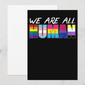 メンズ LGBT ペイント スプラッター ゲイ ベア 招待状 (正面/裏面)