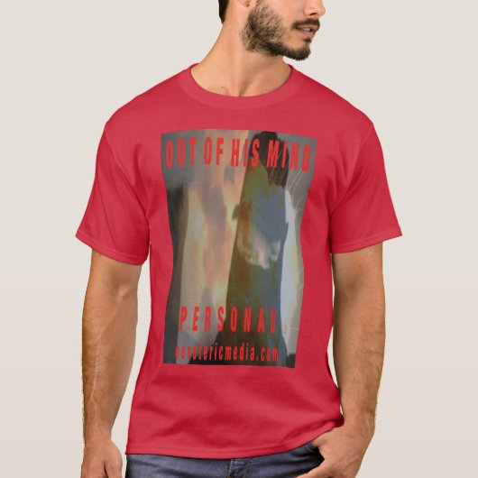 メンズ「Out Of His Mind」カラーTシャツ Tシャツ (正面)