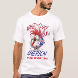 メンズ「Wake The Clack Up America」 Tシャツ