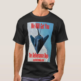 メンズ「We Will Get You」ブラックTシャツ Tシャツ
