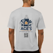 メンズACEホーム修理Tシャツ Tシャツ (裏面)