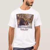 メンズBullのアメリカヘラジカのTシャツ Tシャツ (正面)