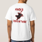 メンズBullのライダー Tシャツ (裏面)