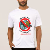 メンズC25Kはマイクロ繊維のTシャツを卒業させます Tシャツ (正面)