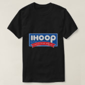 メンズIHOOPだから足首バスケーを見てくおもしろいださい Tシャツ (デザイン正面)