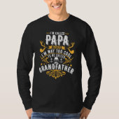 メンズImはGと呼ぶにはクールPapa Im Wayと呼ばれる Tシャツ (正面)