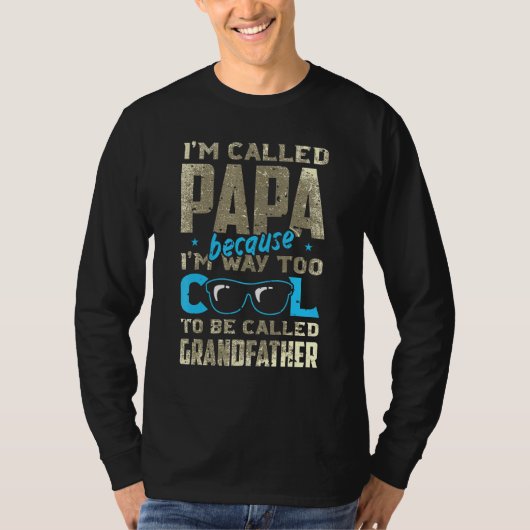 メンズImはGと呼ぶにはクールPapa Im Wayと呼ばれる Tシャツ (正面)