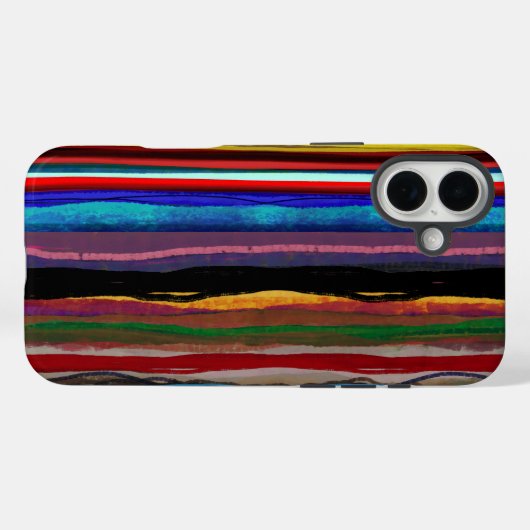 メンズiPhoneケース モダンアート 2026 Case-Mate iPhoneケース (裏面 (横))