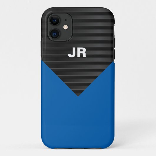 メンズiPhone 5つの堅いモノグラムのケース Case-Mate iPhoneケース (裏面)