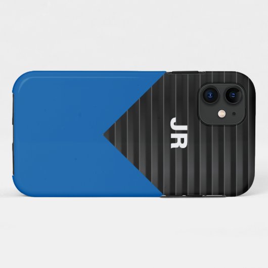 メンズiPhone 5つの堅いモノグラムのケース Case-Mate iPhoneケース (裏面(横))