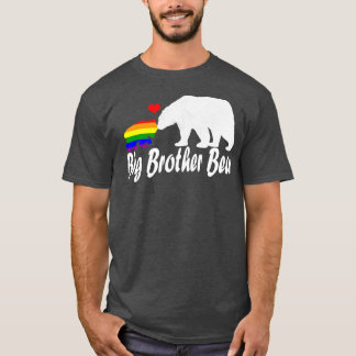 メンズLGBTビッグブラザーベアーゲイプライド平等 Tシャツ